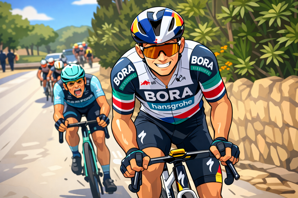 La double attaque : comment Remco espère concurrencer&nbsp;Pogacar