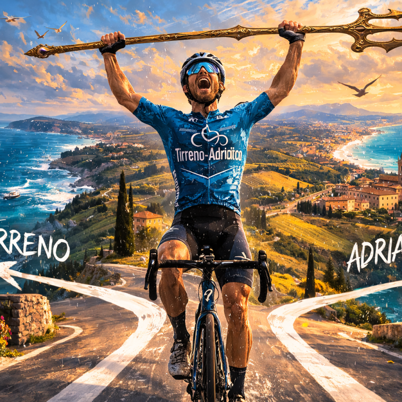 Tirreno-Adriatico : pourquoi la course des deux mers fait de plus en plus saliver les rois du&nbsp;peloton