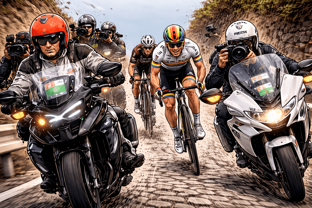 Les motos : un avantage pour les attaquants dans le cyclisme ?